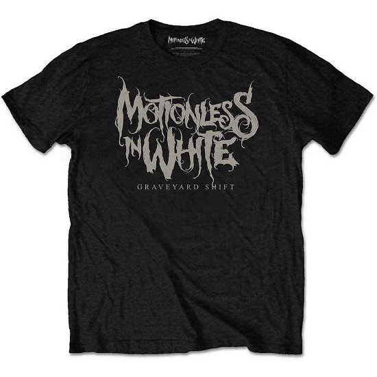 Motionless In White Unisex T-Shirt: Graveyard Shift - Motionless In White - Marchandise - Bravado - 5056170622028 - 