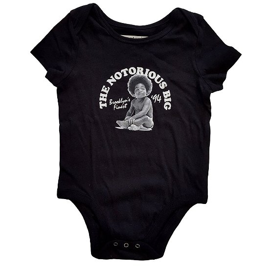 Cover for Biggie Smalls · Biggie Smalls Kids Baby Grow: Baby (0-3 Months) (Bekleidung) [size 0-6mths] [Black - Kids edition]