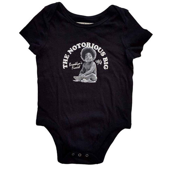 Biggie Smalls · Biggie Smalls Kids Baby Grow: Baby (0-3 Months) (CLOTHES) [size 0-6mths] [Black - Kids edition]