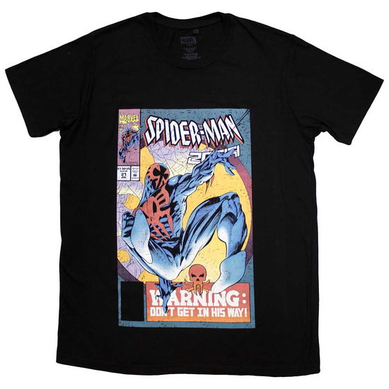 Marvel Comics Unisex T-Shirt: Spider-Man Warning Comic Cover - Marvel Comics - Merchandise -  - 5056737258028 - 