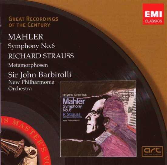 Cover for Barbirolli John · Mahler: Symphony No 6 (CD) (2008)