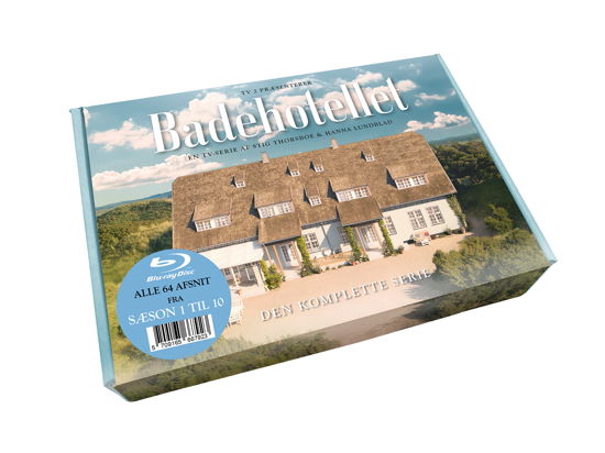 Cover for Badehotellet · Badehotellet Sæson 1-10 - Den Komplette Serie (Blu-Ray) [Box Set edition] (2024)