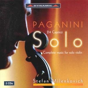 Cover for Paganini / Milenkovich · Complete Music for Solo Violin (CD) (2004)