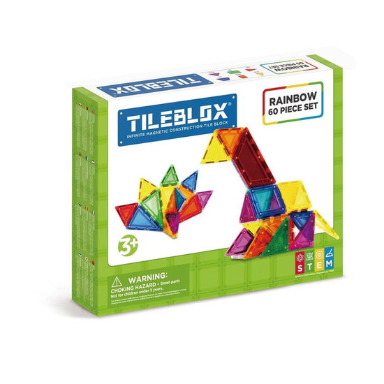 Rainbow 60 Pcs Set (912-1030005) - Tileblox - Merchandise -  - 8809465534028 - 