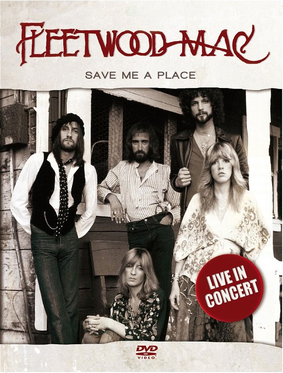 Cover for Fleetwood Mac · Save Me a Place / Live  1982 (DVD) (2015)