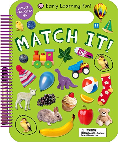 Cover for Roger Priddy · Early Learning Fun: Match It!: Includes Wipe-Clean Pen - Early Learning Fun (Spiral Book) [Act Spi edition] (2015)