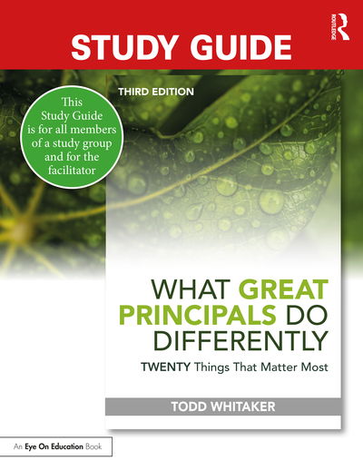 Cover for Todd Whitaker · Study Guide: What Great Principals Do Differently: Twenty Things That Matter Most (Taschenbuch) (2020)