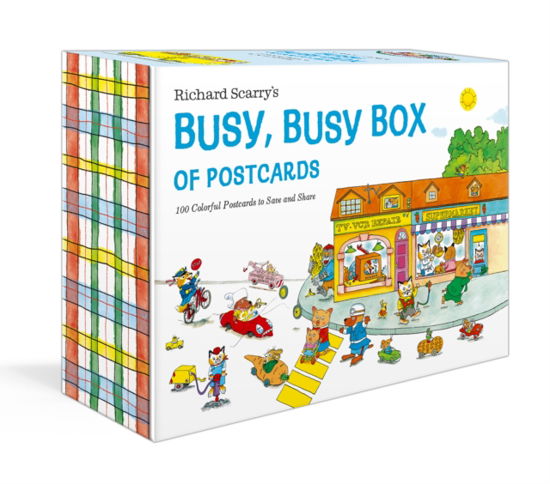 Cover for Richard Scarry · Richard Scarry's Busy, Busy Box of Postcards: 100 Colorful Postcards to Save and Share (Postcard) (2024)