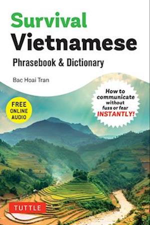 Cover for Bac Hoai Tran · Survival Vietnamese Phrasebook &amp; Dictionary: How to Communicate Without Fuss or Fear INSTANTLY! (With Free Online Audio) - Survival Phrasebooks (Paperback Bog) (2025)