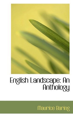 Cover for Maurice Baring · English Landscape: an Anthology (Paperback Book) (2009)