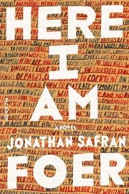 Cover for Jonathan Safran Foer · Here I Am: A Novel (Taschenbuch) (2017)