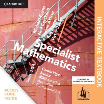 Cover for Michael Evans · CSM VCE Specialist Mathematics Units 3 and 4 Digital (Card) (N/A) [Student edition] (2015)