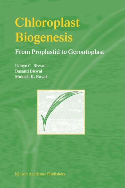 Cover for Udaya C. Biswal · Chloroplast Biogenesis: From Proplastid to Gerontoplast (Hardcover Book) [2003 edition] (2003)