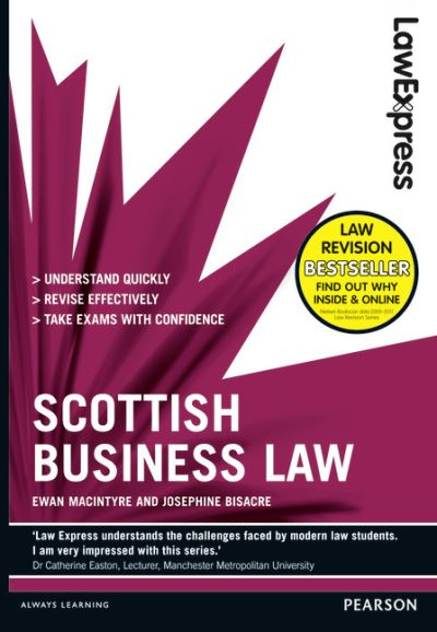 Cover for Ewan MacIntyre · Law Express: Scottish Business Law (Revision guide) - Law Express (Paperback Book) (2012)