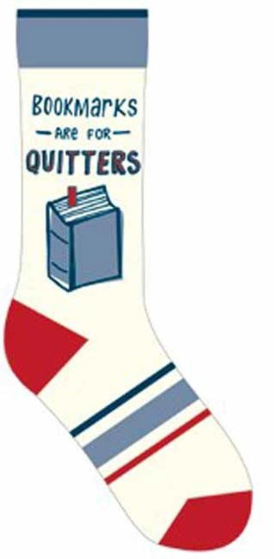 Cover for Gibbs Smith Publisher · Bookmarks Are for Quitters Socks (Trycksaker) (2019)