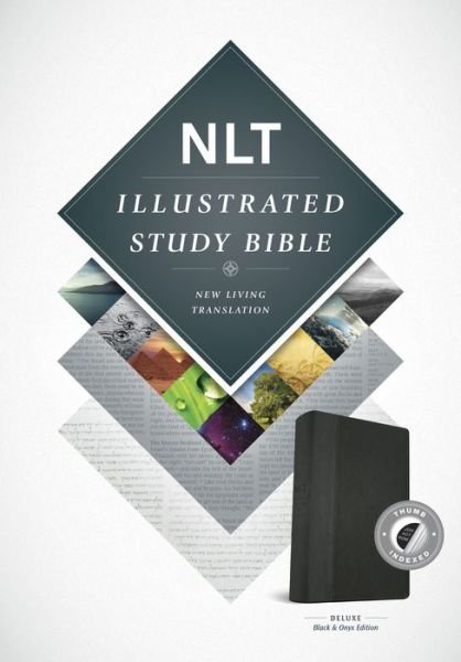 Cover for Tyndale · NLT Illustrated Study Bible Tutone Black / Onyx, Indexed (Læderbog) (2015)