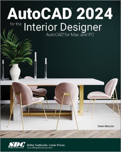 Cover for Dean Muccio · AutoCAD 2024 for the Interior Designer (Pocketbok) (2023)