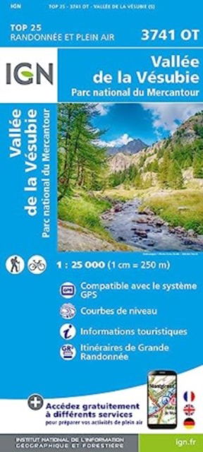 Cover for Vallee de La Vesubie / PN du Mercantour - TOP 25 (Map) (2023)