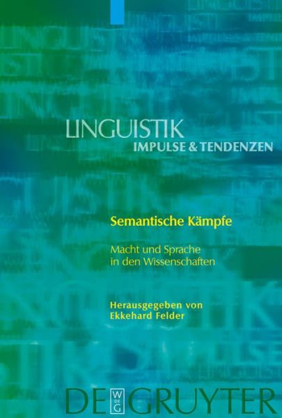 Cover for Ekkehard Felder · Semantische Kämpfe (Book) (2006)