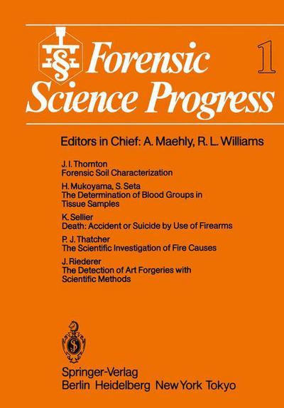 Cover for H Mukoyama · Forensic Science Progress - Forensic Science Progress (Paperback Book) [Softcover reprint of the original 1st ed. 1986 edition] (2011)