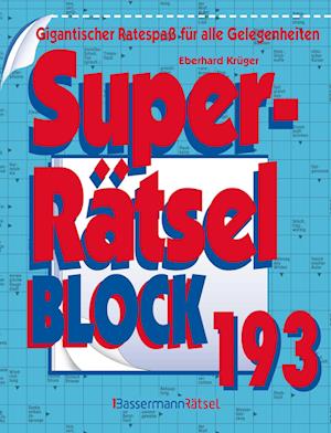 Cover for Eberhard Krüger · Superrätselblock 193 (5 Exemplare à 4,99 ) (Book) (2023)