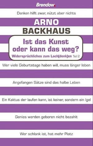 Cover for Backhaus · Backhaus:ist Das Kunst Oder Kann Das We (Book)