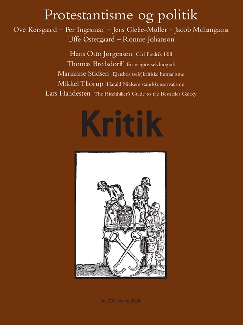 Cover for Frederik Stjernfelt; Lasse Horne Kjældgaard · Kritik, 43. årgang, nr. 195 (Hæftet bog) [1. udgave] (2010)