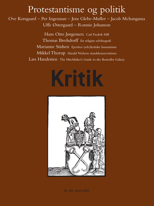 Cover for Frederik Stjernfelt; Lasse Horne Kjældgaard · Kritik, 43. årgang, nr. 195 (Sewn Spine Book) [1.º edición] (2010)