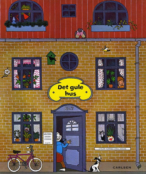 Cover for Grete Janus Hertz · Det gule hus (Inbunden Bok) [2:a utgåva] [Indbundet] (2009)