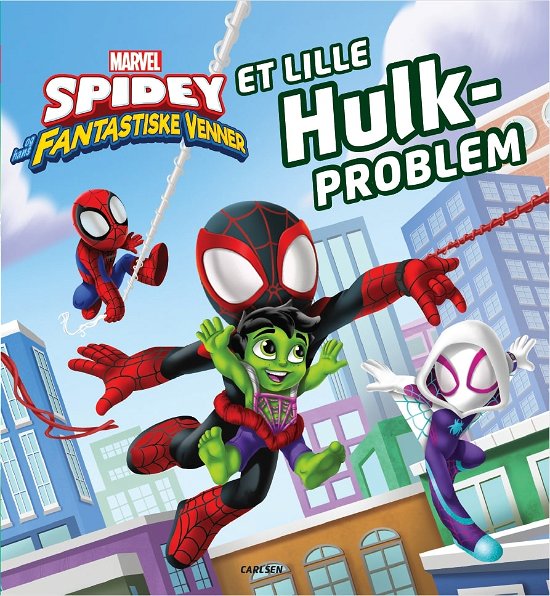 Cover for Marvel · Spidey og hans fantastiske venner: Spidey og hans fantastiske venner - Et lille Hulk-problem (Bound Book) [1st edition] (2024)