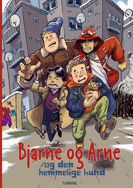 Cover for Marie Duedahl · Letlæsning mellemtrin: Bjarne og Arne og den hemmelige hund (Hardcover Book) [1º edição] (2025)