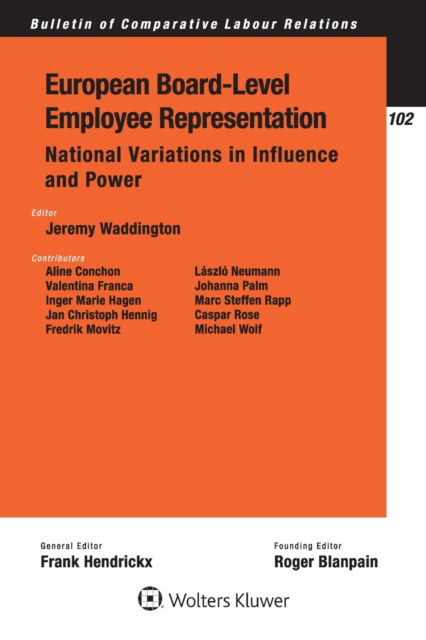 Cover for Jeremy Waddington · European Board-Level Employee Representation (Hardcover Book) (2018)