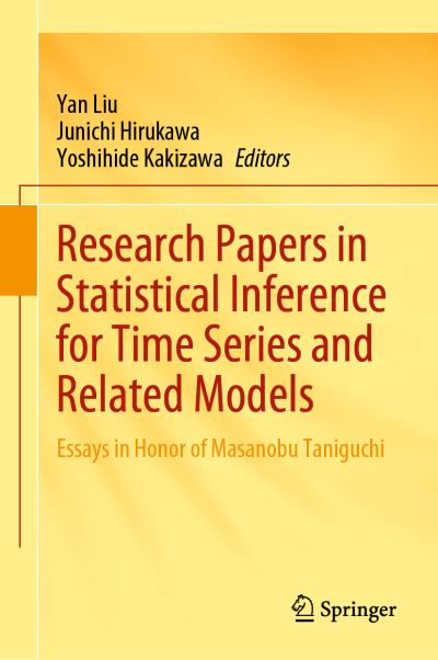 Cover for Yan Liu · Research Papers in Statistical Inference for Time Series and Related Models (Book) (2023)