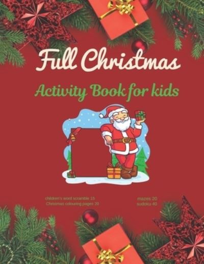 Cover for Steven Moore · Full Christmas Activity Book for kids (Paperback Book) (2020)