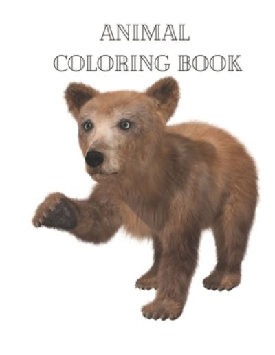 Cover for Anima Vero · Animal Coloring Book (Paperback Book) (2020)