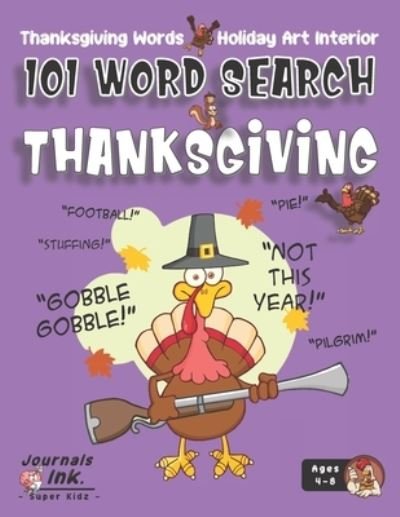 Cover for Sk · Thanksgiving Word Search Book for Kids Ages 4-8 (Paperback Bog) (2020)