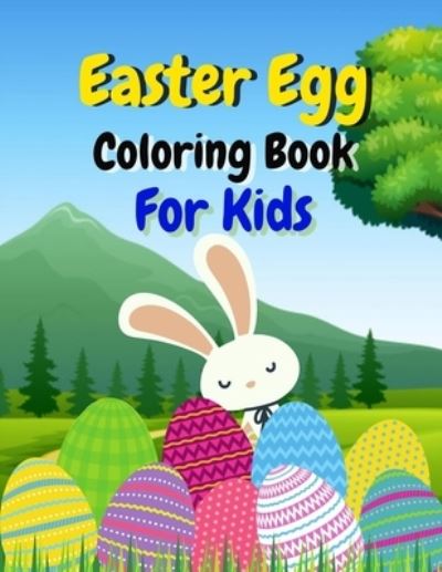 Cover for Salf Dill · Easter coloring book for kids (Paperback Book) (2021)