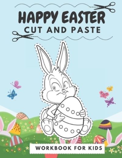 Cover for Milky Road · Happy Easter Cut And Paste Workbook For Kids (Paperback Book) (2021)