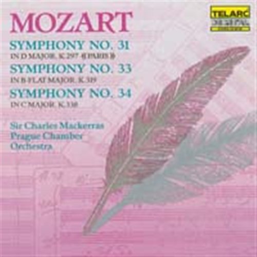 Mozart: Symphs 31, 33 & 34 - Prague Chmbr Orc / Mackerras - Music - TELARC - 0089408019029 - December 31, 2008