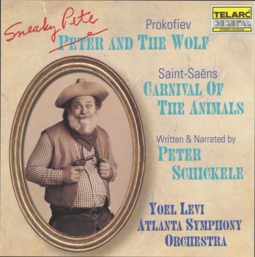 Cover for Prokofiev / Schickele,peter / Levi / Aso · Sneaky Pete &amp; the Wolf (CD) (1993)