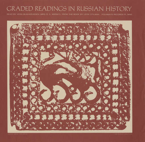 Cover for Vera Buxhoeveden · Graded Readings In Russian History (CD) (2012)