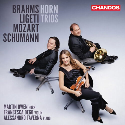 Brahms, Ligeti, Mozart, Schumann: Horn Trios - Martin Owen & Francesca Dego - Muzyka - CHANDOS - 0095115228029 - 5 lipca 2024