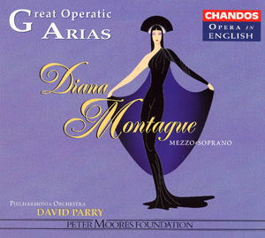 Cover for Philharmonia Orchestra / Parry, David · Diana Montague Great Operatic Arias (CD) (1998)