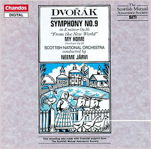 Cover for Dvorak / Jarvi / Sno · Sym #9: from the New World / Overture: My Home (CD) (1992)