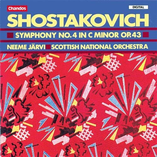 Shostakovich Symphony No 4 - Rsnojarvi - Music - CHANDOS - 0095115864029 - July 1, 1994