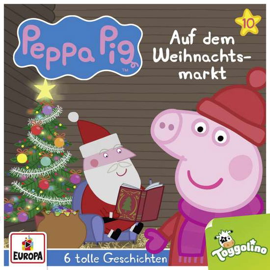 Cover for Peppa Pig Hörspiele · 010/auf Dem Weihnachtsmarkt (Und 5 Weitere Geschic (CD) (2020)