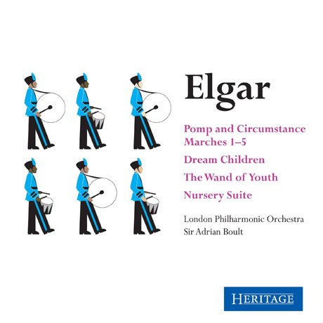 Pomp and Circumstance Marches Nr.1-5 - Edward Elgar (1857-1934) - Musiikki - HERITAGE RECORDS - 0506033266029 - keskiviikko 9. marraskuuta 2016