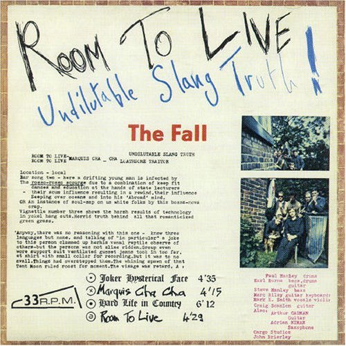 Room to Live - Fall - Musiikki - COG SINISTER - 0604388604029 - maanantai 2. joulukuuta 2002