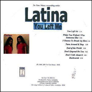 Cover for Latina · You Left Me (CD) (2003)