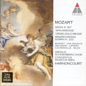 Cover for Harnoncourt · Mozart:missa K.167,258 &amp; 259 (CD) (1998)